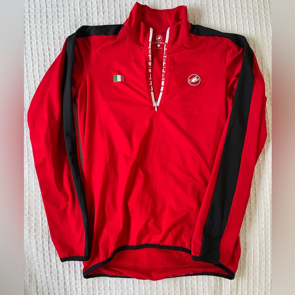Castelli Men's Red and Black Jersey